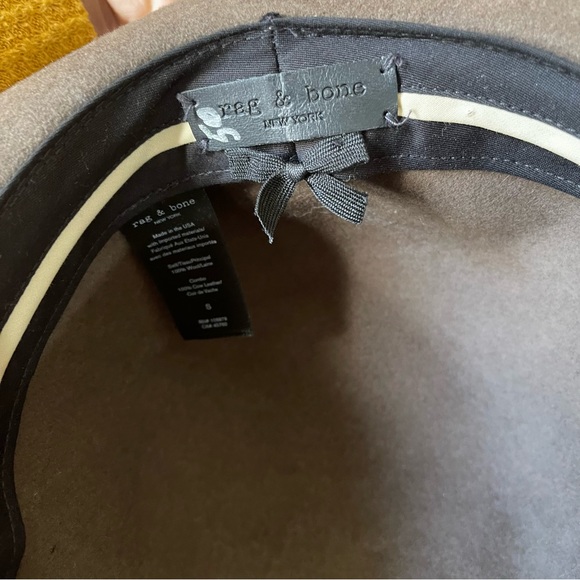 Rag & Bone Wool Fedora With Lea Brand - Picture 5 of 5